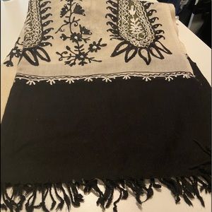 Hand made Kashmiri pashmina shawl NWT